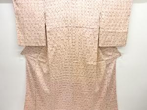 アンティーク　錦紗抽象模様着物